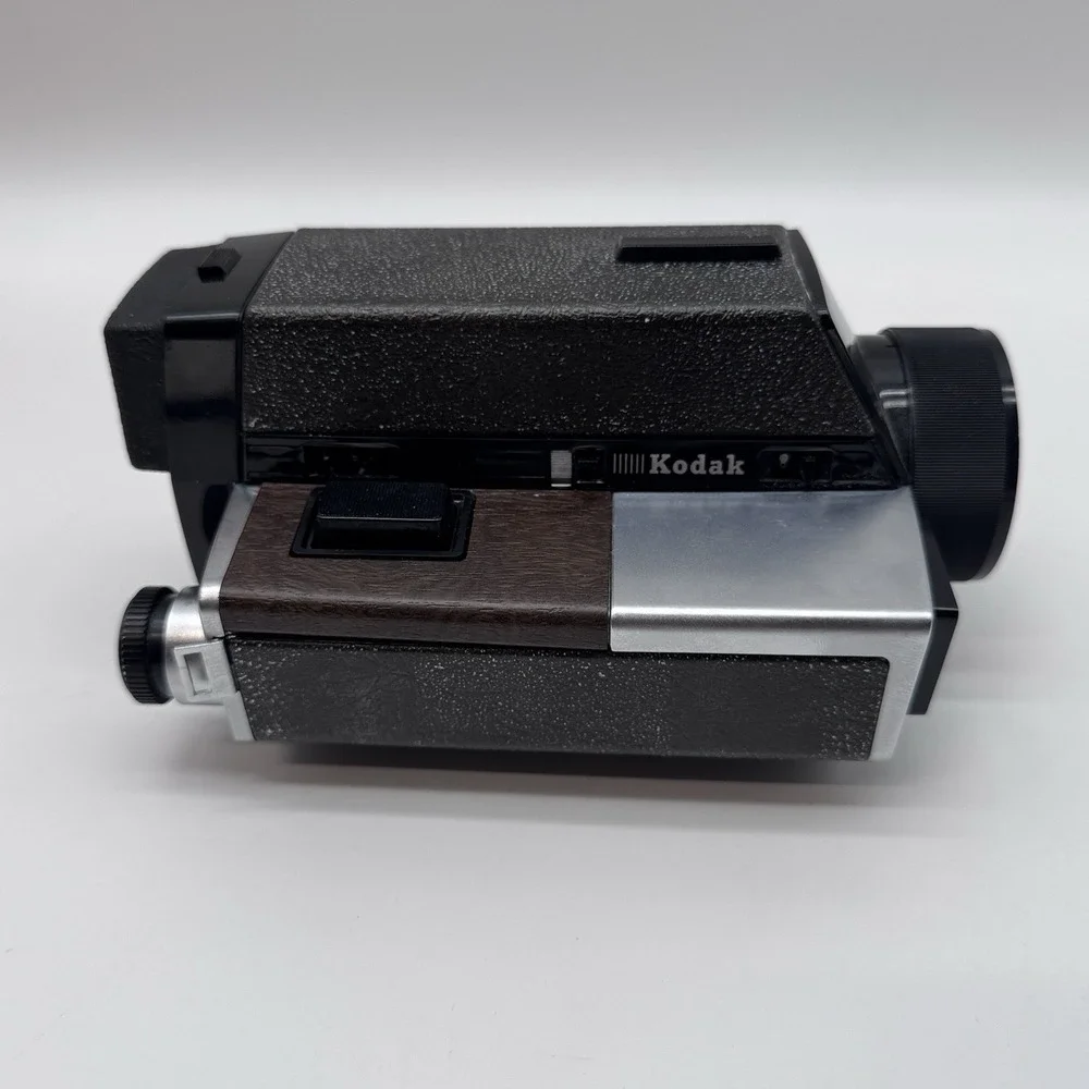 Vintage Kodak XL33 Super 8 Movie Outfit Camera In Original Box w/ Strap